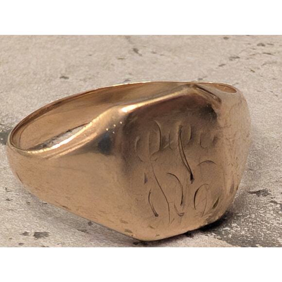 Great Britian 14K Yellow Gold Ring - Picture 1 of 10